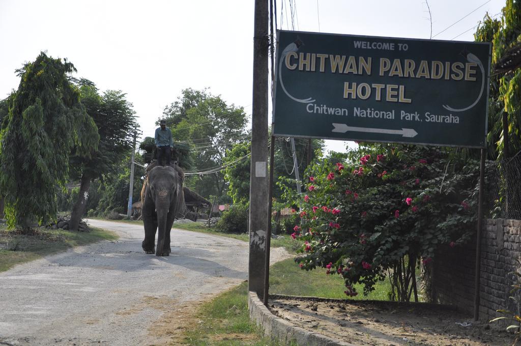 Chitwan Paradise Hotel Саураха Екстер'єр фото